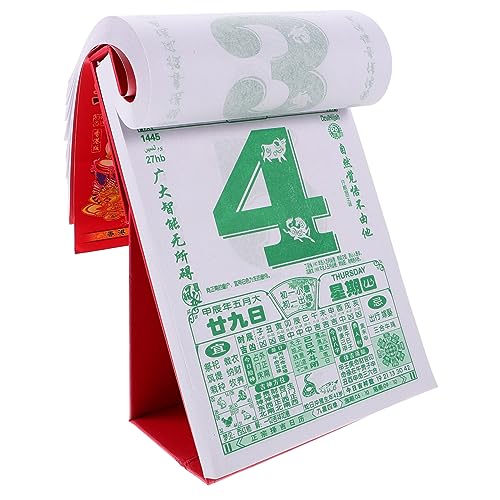 VILLFUL Mondkalender Mond Tischkalender Im Chinesischen Stil Tageskalender Wohnaccessoires Kalender Tischdekoration Büro Standkalender Schreibtisch Standkalender Dekoration VILLFUL Mondkalender Mond Tischkalender Im Chinesischen Stil Tageskalender Wohnaccessoires Kalender Tischdekoration Büro Standkalender Schreibtisch Standkalender Dekoration von VILLFUL
