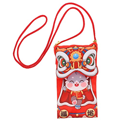 VILLFUL Roter Stoffumschlag, Chinesische Rote Tasche, Chinesisches Rotes Päckchen, Geldbeutel Im Chinesischen Stil, Geldtaschen Im Chinesischen Neujahrsstil, Roter Umschlag Im VILLFUL Roter Stoffumschlag, Chinesische Rote Tasche, Chinesisches Rotes Päckchen, Geldbeutel Im Chinesischen Stil, Geldtaschen Im Chinesischen Neujahrsstil, Roter Umschlag Im von VILLFUL