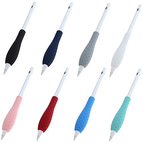 VILLFUL Schutzhülle aus Silikon Griff Schutzhülle Stift Hülle für Tablet Eingabestifthalter Stift des menschlichen Körpers Stylus-Stiftetui Stift-Schutzhülle Stiftabdeckung aus Silikon rot von VILLFUL