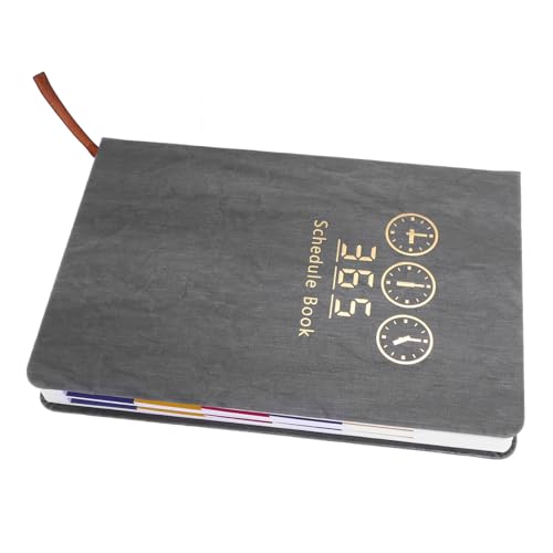 VILLFUL Tagesplaner 2025 A5 Monatsplaner Datumsplaner Schreibbuch Planer-notizbuch Zeitmanagement-notizbuch Tragbares Planerbuch von VILLFUL