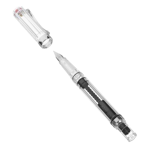 VILLFUL Transparenter Stift Füllfederhalter Für Kalligraphie Tragbare Schilderstifte Reisestift Tintenstift Geschäftsstifte Multifunktionsstift Kalligraphie Füllfederhalter von VILLFUL
