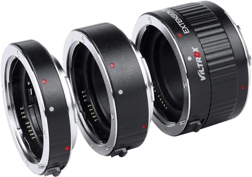 DG-C Auto-Focus Makro-Objektiv-Verlängerungsröhren für Canon EF/EF-S Mount Objektiv und DSLR-Kamera 5D 6D 7D 70D 80D 90D 600D 650D 700D 750D 760D 800D 1300D 1500D Rebel T7 T6 T5 T4 SL3 von VILTROX