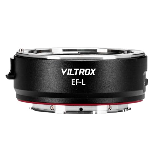EF-L AF Elektronischer Objektivadapter kompatibel mit Canon EF/EF-S Serie Objektiv auf L-Mount Kamera Panasonic Lumix S1 S1R S1H S5, Leico SL SL2 TL2 CL, Sigma fp L von VILTROX