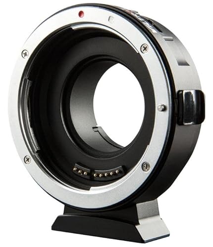 EF-M1 Autofokus-Objektivadapter kompatibel mit Canon EF/EF-S Objektiven auf Lumix/Olympus/BMPCC Micro Four Thirds (MFT-Mount) Kameras von VILTROX