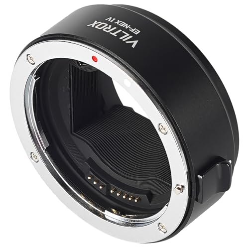 EF-NEX IV Autofokus-Objektivadapter kompatibel mit Canon EF/EF-S Objektiv auf E-Mount-Kamera Sony A7 A7II A7III A7R A7RII A7RIII A7S A7SII A9 NEX7 A5100 A6000 A6300 A6500 EF-NEX IV Autofokus-Objektivadapter kompatibel mit Canon EF/EF-S Objektiv auf E-Mount-Kamera Sony A7 A7II A7III A7R A7RII A7RIII A7S A7SII A9 NEX7 A5100 A6000 A6300 A6500 von VILTROX