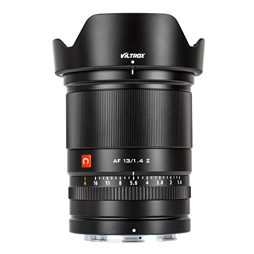 Viltrox AF 13 mm F1.4 APS-C Objektiv für Nikon Z-Mount, Ultra-Weitwinkel-Autofokus Prime-Objektiv für Nikon Z-Mount Kameras Z6III ZF Z9 Z8 Z7II Z7 Z30 ZFC Z6II Z6 Z50 Z5 von VILTROX