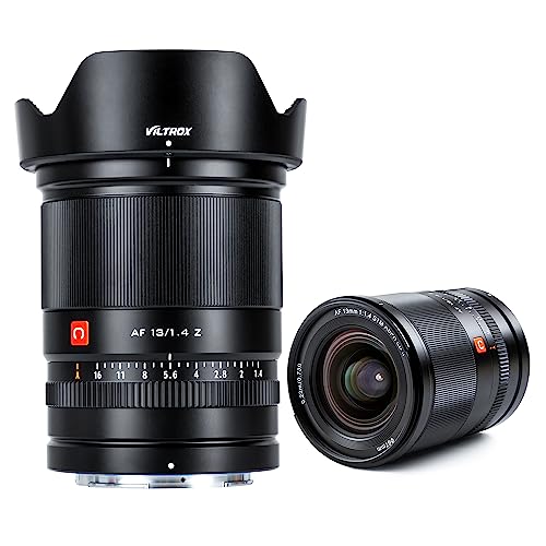 VILTROX 13mm F1.4 Z-Mount Weitwinkel Objektiv APS-C Autofocus für Nikon Z Mount Z50 Z30 Z6II Z7II Z6 Z7 von VILTROX