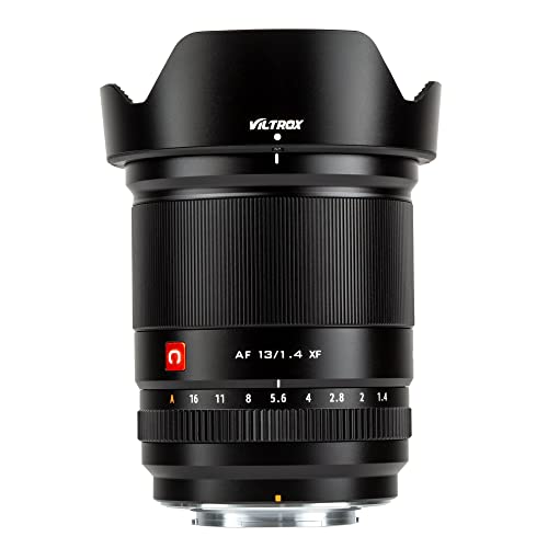 VILTROX 13mm f/1.4 F1.4 XF Autofokus Objektiv Ultraweitwinkel APS-C AF Objektiv Kompatibel für Fujifilm X-Mount Kamera X-Pro2 X-Pro3 X-E3 X-E4 X-A10 X-A3 X-A5 X-A7 X-S10 X-T20 X-T3 X-T4 X-T1 X-E2S von VILTROX