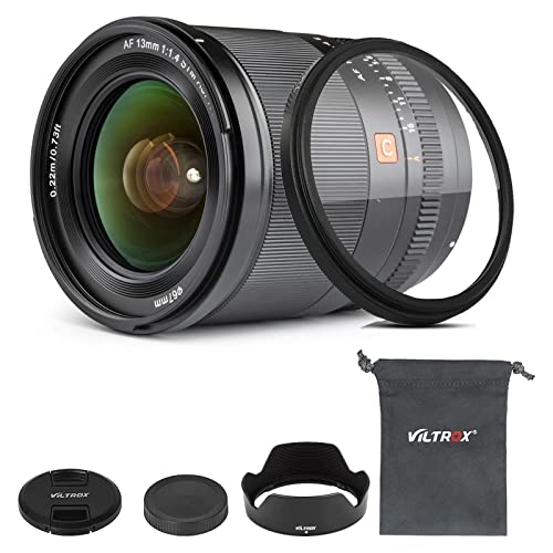 VILTROX 13mm f/1.4 F1.4 Z-Mount APS-C Objektiv, Ultra Weitwinkel Autofokus Prime Objektiv für Nikon Z-Mount Kamera Z5 Z50 Z6 Z6II Z7 Z7II ZFC Z30 Z9 von VILTROX