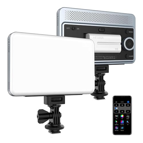 VILTROX 18 W 2800 K-6800 K CRI 95+ LED-Videoleuchte für Kamera mit Smartphonesteuerung, 1800 Lumen, dimmbare Fotofülllampe, 10 Lichteffekte für Fotografie VILTROX 18 W 2800 K-6800 K CRI 95+ LED-Videoleuchte für Kamera mit Smartphonesteuerung, 1800 Lumen, dimmbare Fotofülllampe, 10 Lichteffekte für Fotografie von VILTROX