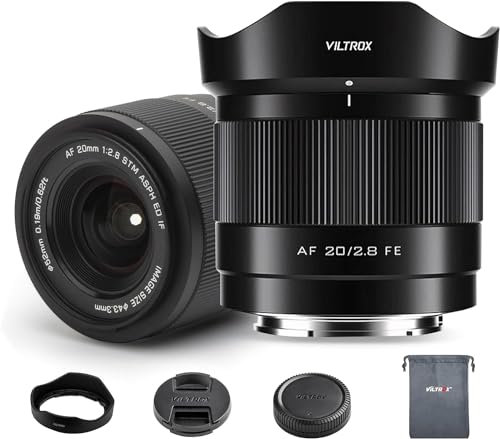 VILTROX 20mm F2.8 Objektiv für Nikon Z-Mount Kameras - Weitwinkel für Z5, Z50, Z6, Z6II, Z7, Z7II, Z9, ZFC, Z30, Z8 von VILTROX