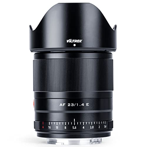 VILTROX 23 mm F1.4 E Autofokus APS-C Prime-Objektiv für Sony E-Mount Kamera A6500 A6300 A6000 A7R A7R…¡ A7S A7R VILTROX 23 mm F1.4 E Autofokus APS-C Prime-Objektiv für Sony E-Mount Kamera A6500 A6300 A6000 A7R A7R…¡ A7S A7R von VILTROX