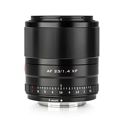 VILTROX 23mm F1.4 X Autofokus APS-C Große Blende Augenfokus Objektiv für Fujifilm X-Mount Kamera X-T1 X-T2 X-T3 X-T4 X-T10 X-T30 X-T100 X-T200 X-S10 X-A1 X-A2 X-A3 X-A5 X- A7 X-A10 X-A20 von VILTROX