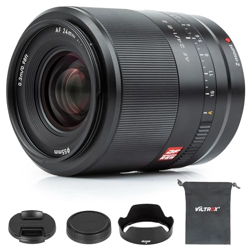 VILTROX 24mm f/1.8 F1.8 Autofokus Vollformat Prime Weitwinkel Objektiv kompatibel Objektiv für Nikon Z-Mount Kamera Z5 Z6 Z6 II Z7 Z7 II VILTROX 24mm f/1.8 F1.8 Autofokus Vollformat Prime Weitwinkel Objektiv kompatibel Objektiv für Nikon Z-Mount Kamera Z5 Z6 Z6 II Z7 Z7 II von VILTROX