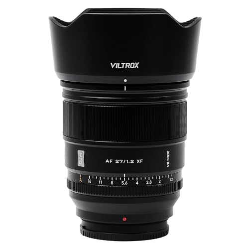 VILTROX 27mm F1.2 Pro Level XF Fuji Autofokus Objektiv f/1.2 Große Blende APS-C Objektiv Kompatibel mit Fuji X-Mount Spiegellosen Kameras XH2S XH2 XT5 XT4 XT3 XS20 XT30 II XT200 VILTROX 27mm F1.2 Pro Level XF Fuji Autofokus Objektiv f/1.2 Große Blende APS-C Objektiv Kompatibel mit Fuji X-Mount Spiegellosen Kameras XH2S XH2 XT5 XT4 XT3 XS20 XT30 II XT200 von VILTROX