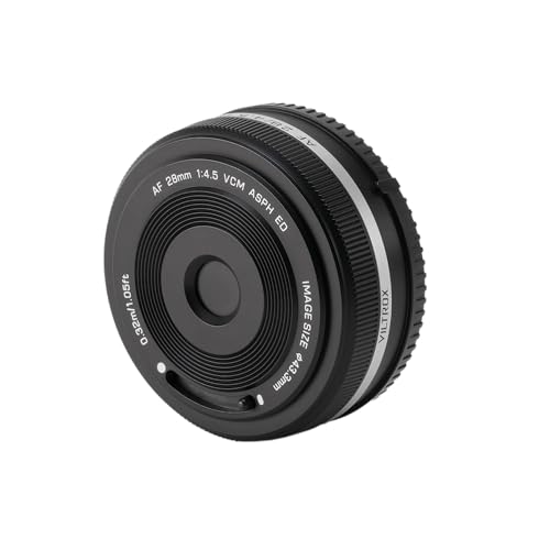 VILTROX 28 mm F4,5 Pancake-Objektiv für Sony E, Autofokus, ultradünnes Prime-Weitwinkel-Vollformatobjektiv von VILTROX