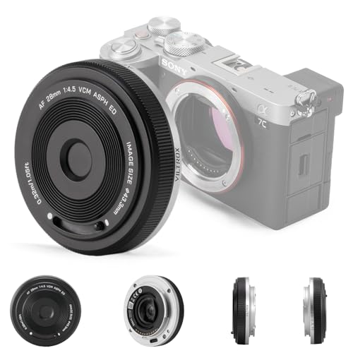 VILTROX 28mm F4.5 Ultradünn Pfannkuchen-Objektiv E-Mount Autofokus 28 mm f/4.5 FE Chip-Größe Full Frame Weitwinkel Lens für Sony a7 a7R a7S a7C a7RII a7SII a7SIII a7III a7RIII a7IV a7RIV a9 a9II VILTROX 28mm F4.5 Ultradünn Pfannkuchen-Objektiv E-Mount Autofokus 28 mm f/4.5 FE Chip-Größe Full Frame Weitwinkel Lens für Sony a7 a7R a7S a7C a7RII a7SII a7SIII a7III a7RIII a7IV a7RIV a9 a9II von VILTROX