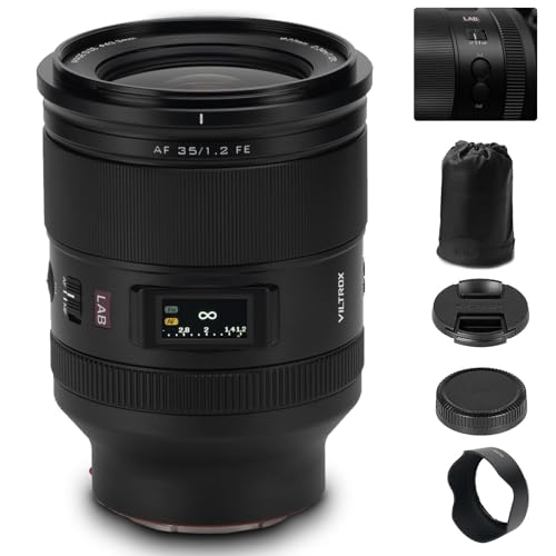 VILTROX 35mm F1.2 LAB FE Vollformatobjektiv für Sony E, Autofokus-Festbrennweite für Sony E-Mount-Kameras von VILTROX