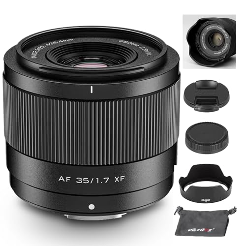 VILTROX 35mm F1.7 XF APS-C Objektiv für Fuji X, große Blende STM Autofokus Festbrennweite für Fujifilm Fuji XF-Mount X-E4 X-H1 X-Pro3 X-S10 X-T4 X-T10 X-T20 X-T30 XT30II X-T200 X-H2 X-H2S X-T5 X-S20 VILTROX 35mm F1.7 XF APS-C Objektiv für Fuji X, große Blende STM Autofokus Festbrennweite für Fujifilm Fuji XF-Mount X-E4 X-H1 X-Pro3 X-S10 X-T4 X-T10 X-T20 X-T30 XT30II X-T200 X-H2 X-H2S X-T5 X-S20 von VILTROX