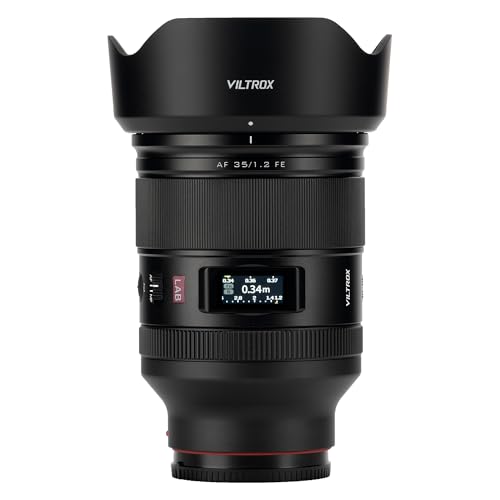 VILTROX 35mm f/1.2 FE, AF 35mm F1.2 LAB FE Objektiv für Sony e Mount, Vollformat F1.2 Prime Objektiv für Sony E-Mount A7RⅤZVE1 A7CR A7CII a7Ⅲ a7RⅢ a7Ⅳ a7RⅣ a6600 ZV-E10 FX30 VILTROX 35mm f/1.2 FE, AF 35mm F1.2 LAB FE Objektiv für Sony e Mount, Vollformat F1.2 Prime Objektiv für Sony E-Mount A7RⅤZVE1 A7CR A7CII a7Ⅲ a7RⅢ a7Ⅳ a7RⅣ a6600 ZV-E10 FX30 von VILTROX