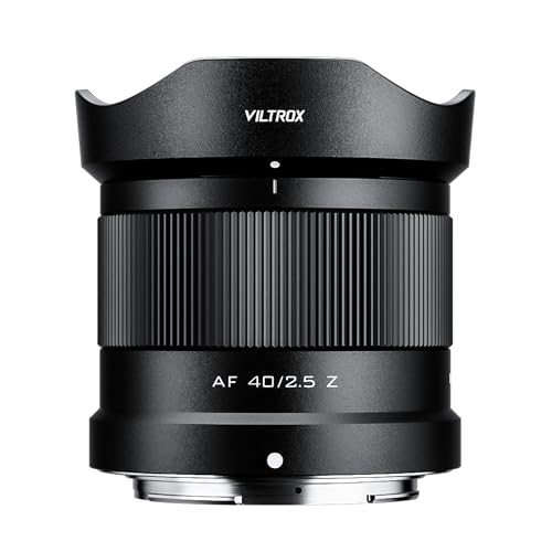 VILTROX 40mm F2.5 Z Mount Objektiv, AF 40mm f/2.5 Z Vollformat Objektiv für Nikon Z Mount Zf Z7II Z6II Z8 Z9 Z5 Z30 Z50 von VILTROX