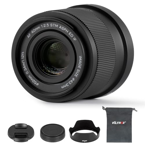 VILTROX 40mm F2.5 f/2.5 Z-Mount, Autofokus Prime leichtes Vollformatobjektiv für Nikon Z-Mount Kameras Z5 Z50 Z6 Z6II Z7 Z7II ZFC Z30 Z9 Z8 von VILTROX