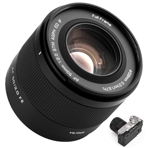 VILTROX 50mm F2.0 Air FE Vollformat Objektiv,AF 50mm f/2.0 für Sony E Mount,Auto Fcous große Blende Objektiv für Sony a7cr a7cii a7c a6700 zv-e100 a6600 a6400 a7iv a7iii VILTROX 50mm F2.0 Air FE Vollformat Objektiv,AF 50mm f/2.0 für Sony E Mount,Auto Fcous große Blende Objektiv für Sony a7cr a7cii a7c a6700 zv-e100 a6600 a6400 a7iv a7iii von VILTROX