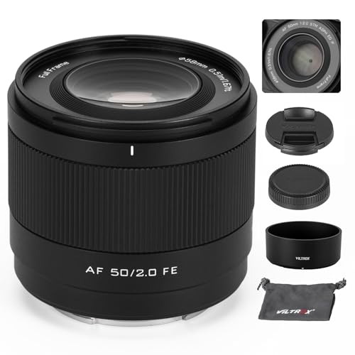 VILTROX 50mm F2.0 FE-Mount Vollformat Festbrennweite mit großer Blende und STM Autofokus für Sony E-Mount-Kameras A7C A7ll A7RlI A7SIII A7III A7RIII A7IV A7RIV A9 A1 FX3 A7RV ZVE1 A7CR A7CII A93 VILTROX 50mm F2.0 FE-Mount Vollformat Festbrennweite mit großer Blende und STM Autofokus für Sony E-Mount-Kameras A7C A7ll A7RlI A7SIII A7III A7RIII A7IV A7RIV A9 A1 FX3 A7RV ZVE1 A7CR A7CII A93 von VILTROX