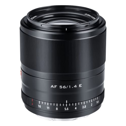 VILTROX 56mm F1.4 E Autofokus APS-C Augenfokus unterstützen Porträt Prime Objektiv für Sony E-Mount Kamera A5100 A6000 A6100 A6300 A6400 A6500 A6600 NEX-6 A7 A7S A7C A7Ⅱ A7RⅡ von VILTROX