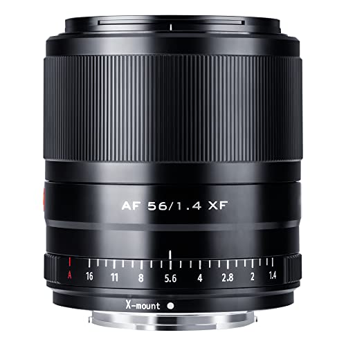 VILTROX 56mm F1.4 X Autofokus APS-C Porträt Prime Objektiv für Fuji Fujifilm X Mount Kamera X-T2 X-T3 X-T4 X-T20 X-T30 X-T200 X-A7 X-A10 X-A20 X-E3 X-H1 X-M1 X-PRO1 X-PRO2 X- PRO3 X-S10 von VILTROX