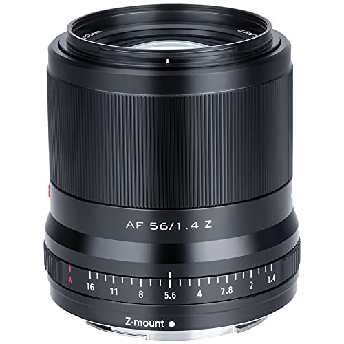 VILTROX 56mm F1.4 Z Autofokus APS-C mit Progressiv Motor Unterstützen Sie die Augenkontrolle Porträt Prime Objektiv für Nikon Z-Mount Camera Zfc Modell Z5 Z6 Z7 Z50 Z6Ⅱ Z7Ⅱ von VILTROX