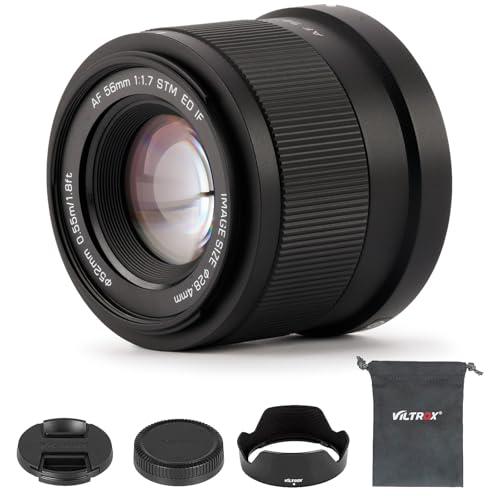 VILTROX 56mm F1.7 Z, AF 56mm f/1.7 APS-C-Objektiv für Nikon Z, STM große Blende, Autofokus, leichtes Festbrennweitenobjektiv für Nikon Z-Mount-Kameras Z5 Z50 Z50II Z6 Z6II Z7 Z7II ZFC Z30 Z9 Z8 Z6III von VILTROX