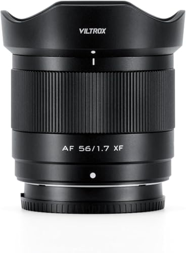 VILTROX 56mm F1.7 für Fuji X-Mount Objektiv,AF 56mm F1.7 für Fuji X Mount Prime Standard Kamera,APS-C Objektiv für Fuji X-Mount X-T5 X-T4 X-T30 II X-S10 X-T200 X-T30 X-H1 X-H2 X-T3 X-T100 von VILTROX
