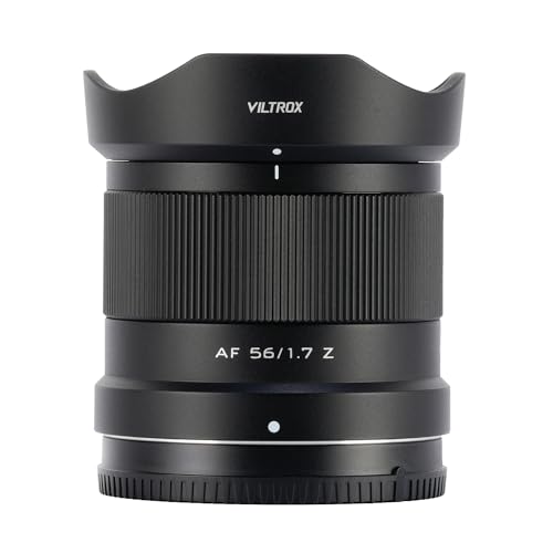VILTROX 56mm f/1.7 Objektiv für Nikon Z-Mount, 56mm F1.7 Z Autofokus Große Blende, Portrait APS-C Objektiv Kompatibel mit Nikon ZFC, Z30, Z50, Z5, Z6, Z6II, Z7, Z7II, Z8, Z9 von VILTROX