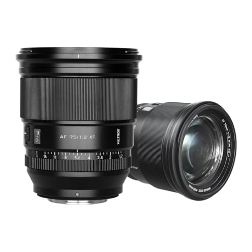 VILTROX 75mm F1.2 Fuji Pro Level Autofocus APS-C Lens Prime Large Aperture Lens Compatible with Fuji X-Mount Fujifuilm X-T5 X-H2S X-S10 X-T30II X-T20 X-T10 X-T4/-T3/-T2/-PRO3/-M1/-H1 VILTROX 75mm F1.2 Fuji Pro Level Autofocus APS-C Lens Prime Large Aperture Lens Compatible with Fuji X-Mount Fujifuilm X-T5 X-H2S X-S10 X-T30II X-T20 X-T10 X-T4/-T3/-T2/-PRO3/-M1/-H1 von VILTROX