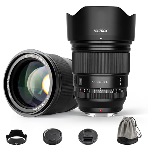 VILTROX 75mm F1.2 Pro APS-C Prime Autofokus Objektive für Sony E Mount Kamera Objektive Standard Camera Lenses FE große Blende kompatibel für Sony a7 a7C a7III a7RIII a7RIV a7RV a9 VILTROX 75mm F1.2 Pro APS-C Prime Autofokus Objektive für Sony E Mount Kamera Objektive Standard Camera Lenses FE große Blende kompatibel für Sony a7 a7C a7III a7RIII a7RIV a7RV a9 von VILTROX