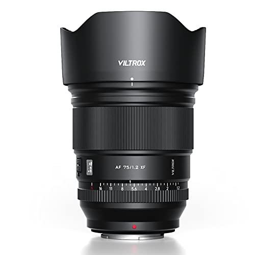 VILTROX 75mm f/1.2 F1.2 XF Autofokus Objektiv Fuji X Mount PRO Level APS-C Objektiv Kompatibel mit Fuji X-Mount Kameras X-T5 X-H2 X-H2S X-T30 II X-T4 X-A7 X- E3 X-E4 X-H1X-Pro2 X-T4 X-T10 X-T20 VILTROX 75mm f/1.2 F1.2 XF Autofokus Objektiv Fuji X Mount PRO Level APS-C Objektiv Kompatibel mit Fuji X-Mount Kameras X-T5 X-H2 X-H2S X-T30 II X-T4 X-A7 X- E3 X-E4 X-H1X-Pro2 X-T4 X-T10 X-T20 von VILTROX