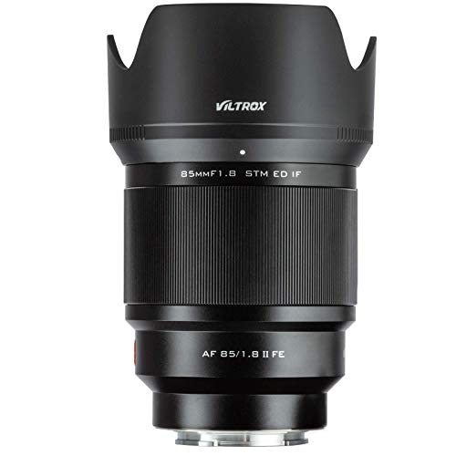 VILTROX 85mm F1.8 E Full Frame Autofokus Augenfokus unterstützen Porträt Prime Objektiv für Sony E-Mount Kamera A7 A7R A7C A7III A7RIII A7RIV A9 A5000 A5100 A6000 A6100 A6300 A6400 A6500 A6600 von VILTROX