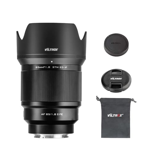 VILTROX 85mm F1.8 II STM Full-Frame Autofokus Objektive für Sony E Mount Kamera Objektive Standard Camera Lenses FE große Blende kompatibel für Sony a7 a7C a7III a7RIII a7RIV a7RV a9 VILTROX 85mm F1.8 II STM Full-Frame Autofokus Objektive für Sony E Mount Kamera Objektive Standard Camera Lenses FE große Blende kompatibel für Sony a7 a7C a7III a7RIII a7RIV a7RV a9 von VILTROX