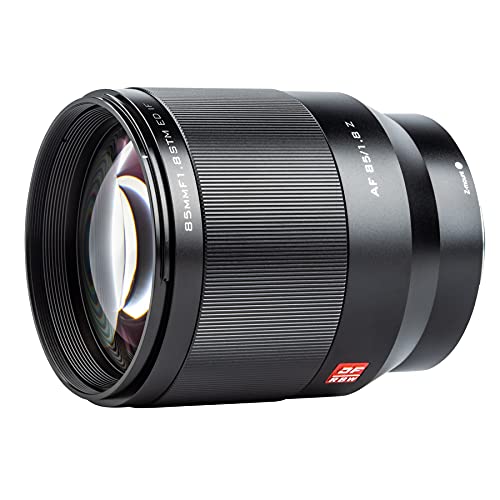 VILTROX 85mm F1.8 Z STM Porträt Objektiv Vollformat Autofokus Tele-Objektiv Porträtobjektiv für Nikon Z-Bajonett Spiegellose Kamera Z5 Z50 Z6 Z6II Z7 Z7II Schwarz von VILTROX