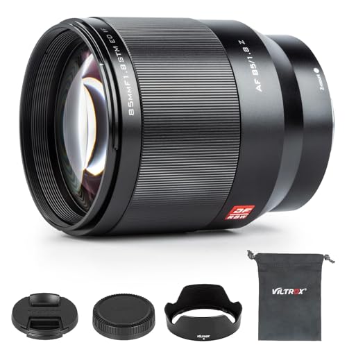 VILTROX 85mm F1.8 f/1.8 STM Autofokus Vollformat Portrait Objektiv für Nikon Z-Mount Kamera Z50/Z5/Z6/Z7 /Z6 II/Z7 II von VILTROX