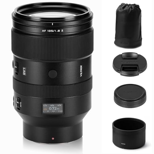 VILTROX AF 135mm F1.8 LAB Z-Mount Vollformat für Nikon Z, Teleobjektiv mit Autofokus und Festbrennweite mit HyperVCM-Motor für Nikon Z-Mount Kameras Z5 Z50 Z50II Z6 Z6II Z7 Z7II ZFC Z30 Z9 Z8 ZF Z6III VILTROX AF 135mm F1.8 LAB Z-Mount Vollformat für Nikon Z, Teleobjektiv mit Autofokus und Festbrennweite mit HyperVCM-Motor für Nikon Z-Mount Kameras Z5 Z50 Z50II Z6 Z6II Z7 Z7II ZFC Z30 Z9 Z8 ZF Z6III von VILTROX