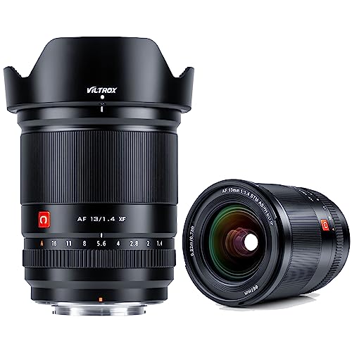 VILTROX AF 13mm f1.4 XF Weitwinkel Objektiv APS-C Autofokus für Fuji X Mount Kamera X-A20 X-T4 X-E4 X-Pro3 X-T30 X-T200 X-T5 X-S20 von VILTROX