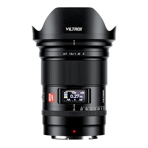 VILTROX AF 16mm F1.8 Vollformat-Objektiv für Nikon Z-Mount, Auto Focus 16mm F/1.8 Z Weitwinkelobjektiv für Nikon Z-Mount Z7 Z7ii Z8 Z8ii Z9 Zf VILTROX AF 16mm F1.8 Vollformat-Objektiv für Nikon Z-Mount, Auto Focus 16mm F/1.8 Z Weitwinkelobjektiv für Nikon Z-Mount Z7 Z7ii Z8 Z8ii Z9 Zf von VILTROX
