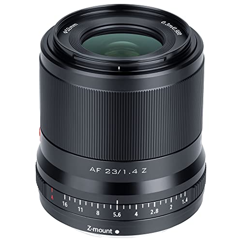 VILTROX AF 23mm F1.4 Z Mount Objektiv - Autofokus APS-C Weitwinkel Festbrennweite für Nikon Z-Mount Kameras Z5 Z50 Z6 Z6II Z7 Z7II Zfc von VILTROX