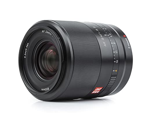 VILTROX AF 24 mm f/1.8 F1.8 Z Autofokus Objektiv Vollformat Weitwinkel Augenfokus Prime Objektiv kompatibel für Spiegellose Nikon Z-Mount-Kamera Z5 Z6 Z7 Z50 Z6Ⅱ Z7Ⅱ von VILTROX