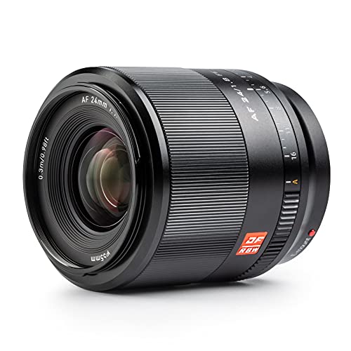 VILTROX AF 24mm F1.8 FE Mount Full Frame Autofokus Weiter Winkel Leicht Augenfokus Objektiv für Sony E-Mount Spiegellose Kamera A7 A7III A7RIII A7RIV A9 A5100 A6000 A6100 A6300 A6400 A6500 A6600 von VILTROX