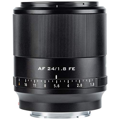 VILTROX AF 24mm F1.8 FE Weitwinkel Festbrennweite Objektiv für Sony E Mount Alpha A9 A7R IV A7S III A7R II A6600 (Autofokus Vollformat APS-C kompatibel) von VILTROX