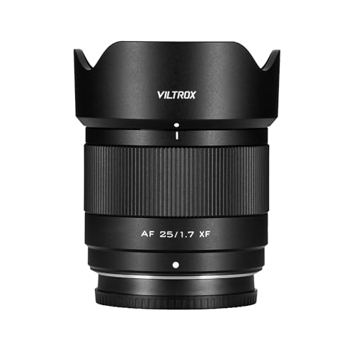 VILTROX AF 25 mm F1.7 APS-C Kameraobjektiv, Autofokus, leicht, Straßenfotografie (für Fuji XF) von VILTROX
