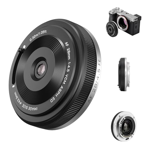 VILTROX AF 28mm F4.5 f/4.5 FE Objektiv für Sony E Mount, Weitwinkel Vollrahmen Autofokus Objektiv kompatibel mit Sony E-Mount Kameras a7C a7SIII a7III a7RIII FX3 ZV-E10 a6700 a6600 a6400 VILTROX AF 28mm F4.5 f/4.5 FE Objektiv für Sony E Mount, Weitwinkel Vollrahmen Autofokus Objektiv kompatibel mit Sony E-Mount Kameras a7C a7SIII a7III a7RIII FX3 ZV-E10 a6700 a6600 a6400 von VILTROX